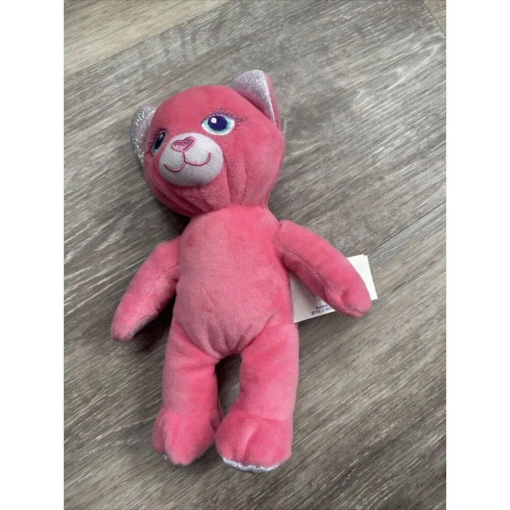 Build A Bear Small Pink Bear Plush Stuffed Animal
